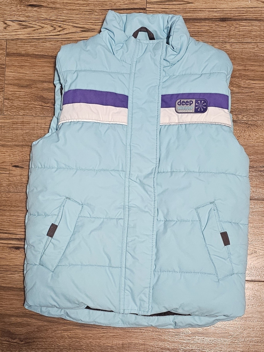 Lullah Bette Light Blue Puffer Kids' Vest